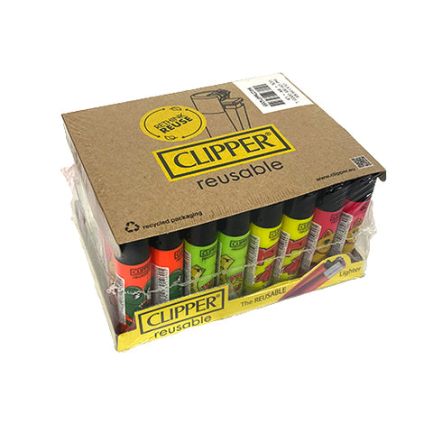 Clipper Reusable Lighters Pack of 40