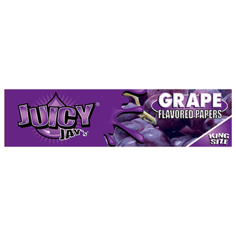 Juicy Jays Grape King Size Slim Papers Pack of 24