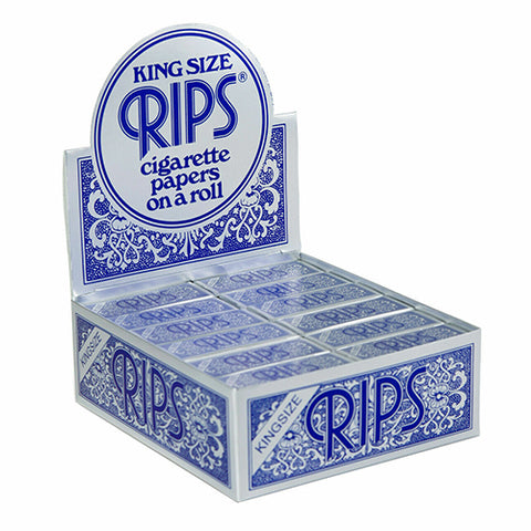 RIPS Blue King Size Rolling Paper Pack of 24