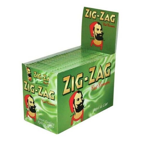 Zig Zag Rolling Papers Green Pack of 100