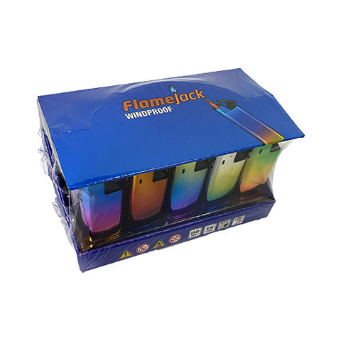 FlameJack Windproof Lighters 25 Pack