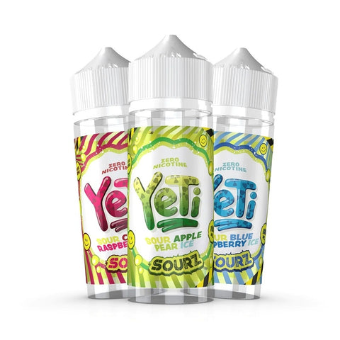 Yeti Sourz E-liquid 100ml Shortfill