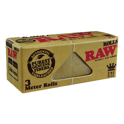 RAW Classic 3 meter King Size Papers Pack of 12