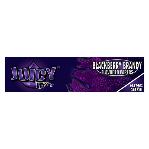 Juicy Jays Blackberry Brandy King Size Slim Papers Pack of 24