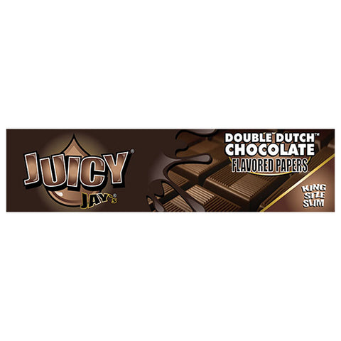 Juicy Jays Double Dutch Chocolate King Size Slim Papers pack of 24