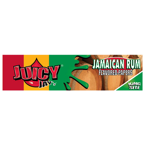 Juicy Jays Jamaican Rum King Size Slim Papers Pack of 24