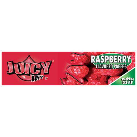 Juicy Jays Raspberry King Size Slim Papers Pack of 24