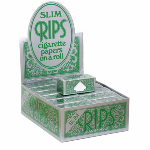 RIPS Green Slim Size Rolling Paper Pack of 24