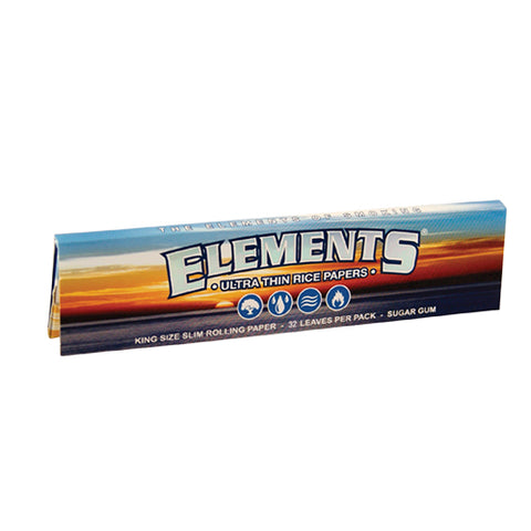 ELEMENTS CONNOISSEUR King Size Slim Papers Pack of 24